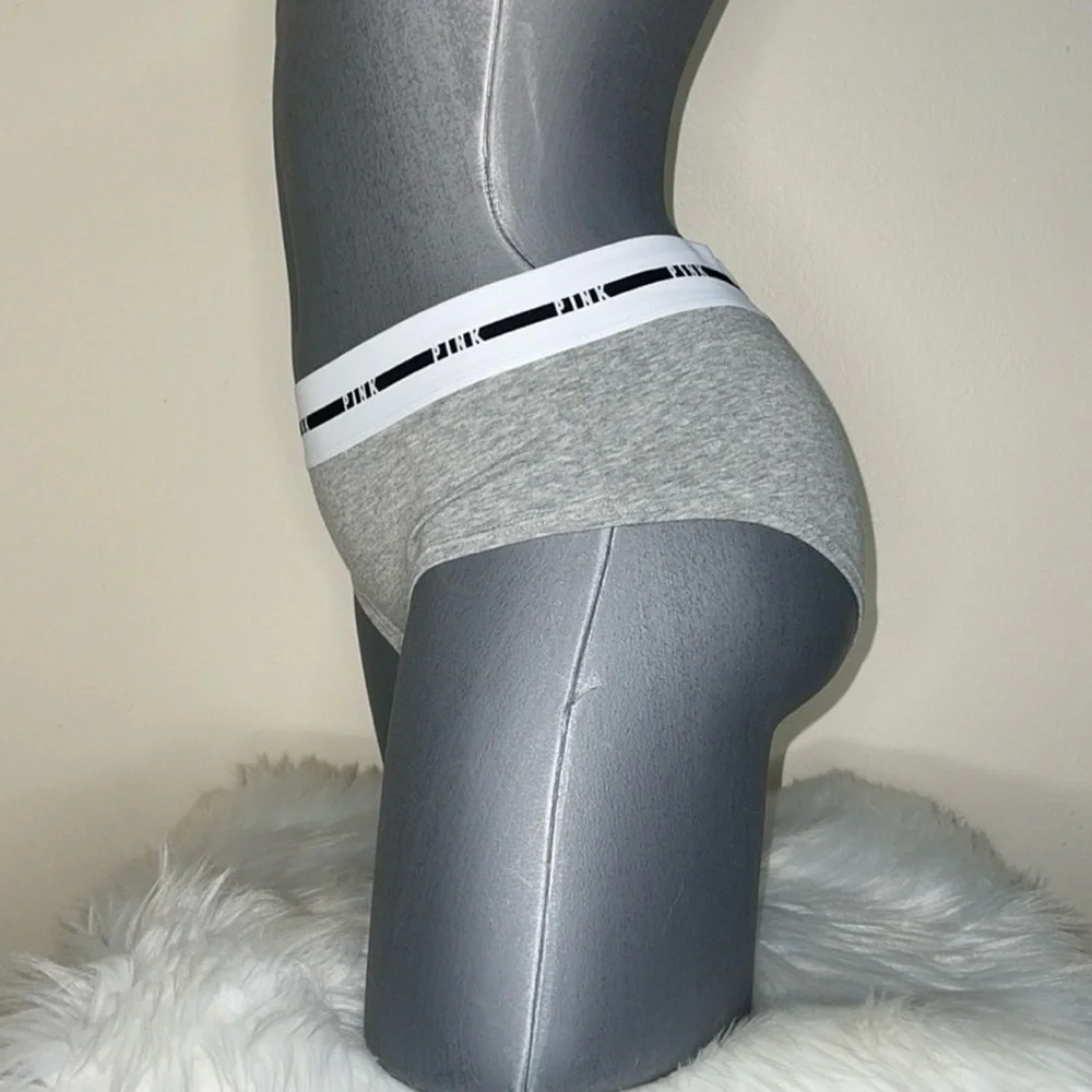 VICTORIAS SECRET PINK LOGO HIPSTER UNDERWEAR PANTY. NWT